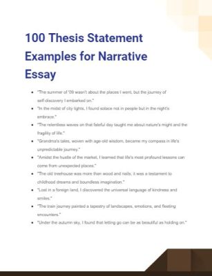 How to Write a Thesis for a Narrative Essay: A Multi-Layered Exploration